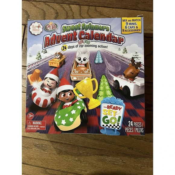 2022 Elf On The Shelf Sweet Spinners Advent Calendar 24 Surprises New NIB - Picture 1 of 2